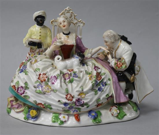 A porcelain group